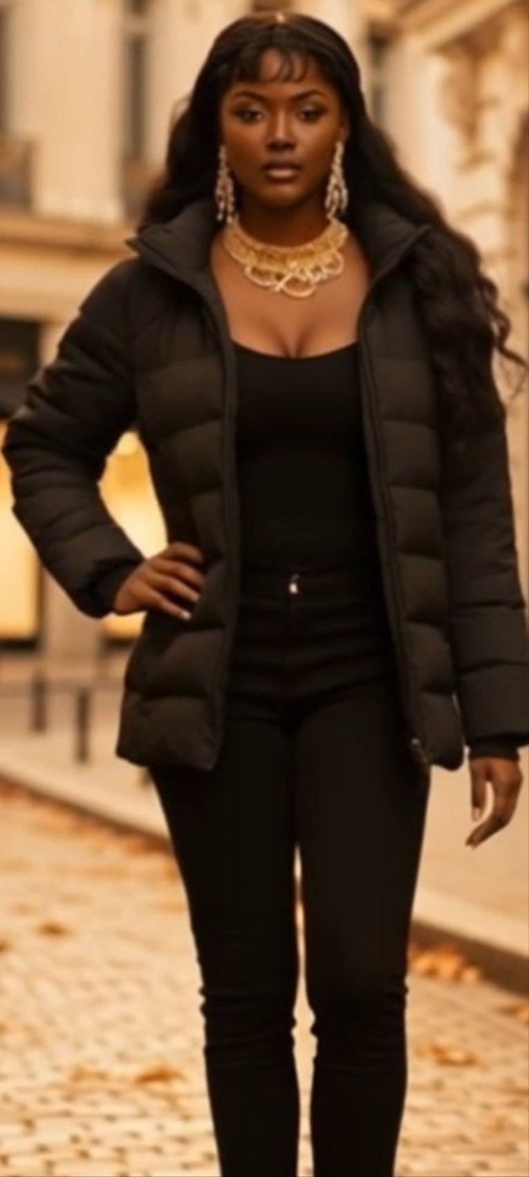 PERSONALBEST74 Luxury Heavy Padded Puffer Coat.