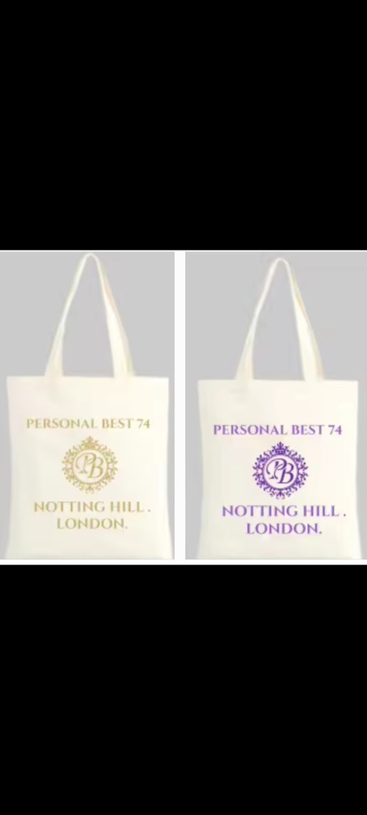 PERSONALBEST74 ! Luxury 5oz Canvas Tote bags