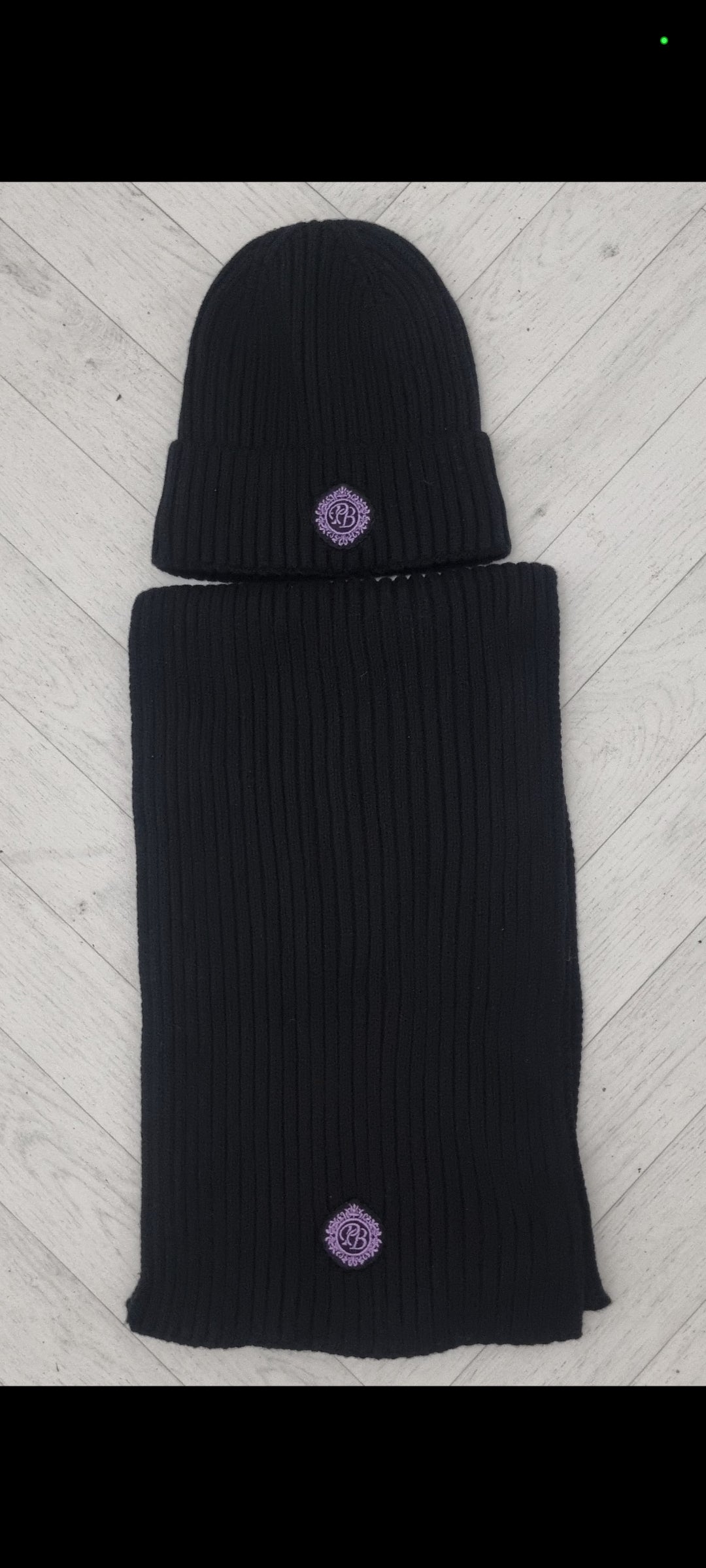 PERSONALBEST74 BEANIE HAT & SCARF