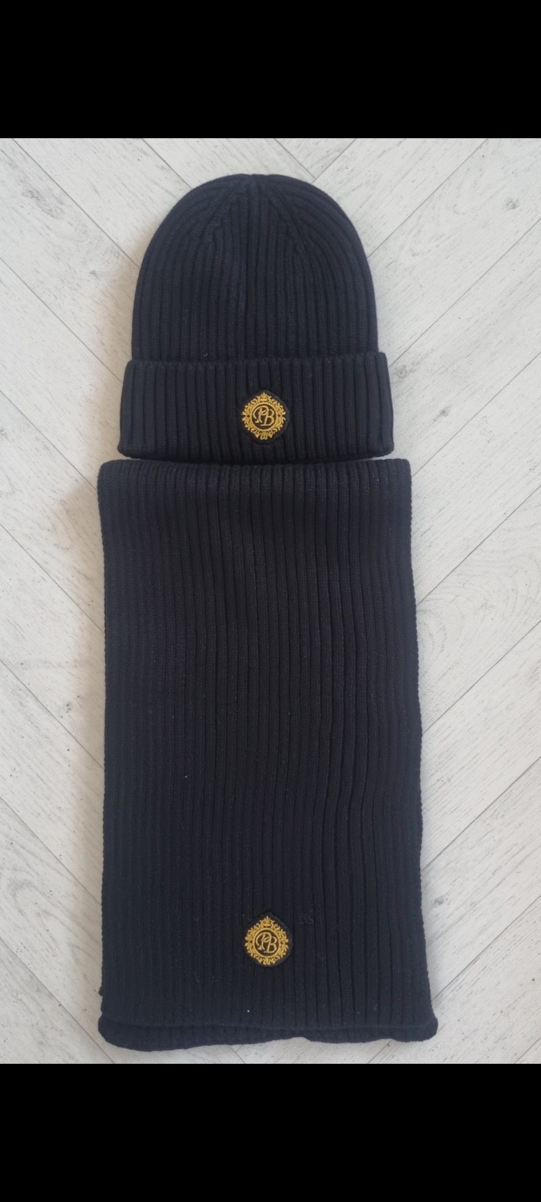 PERSONALBEST74 BEANIE HAT & SCARF