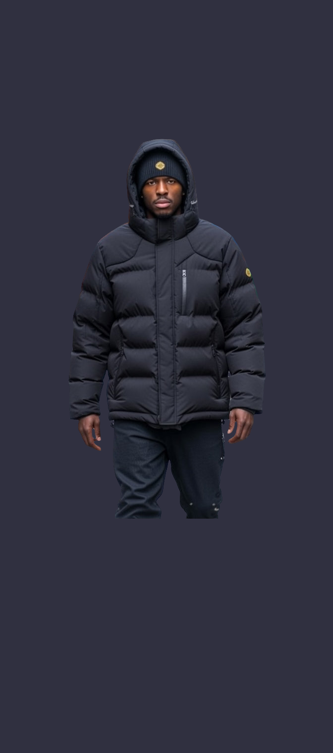 PERSONALBEST74 Luxury Heavy Padded Puffer Coat.