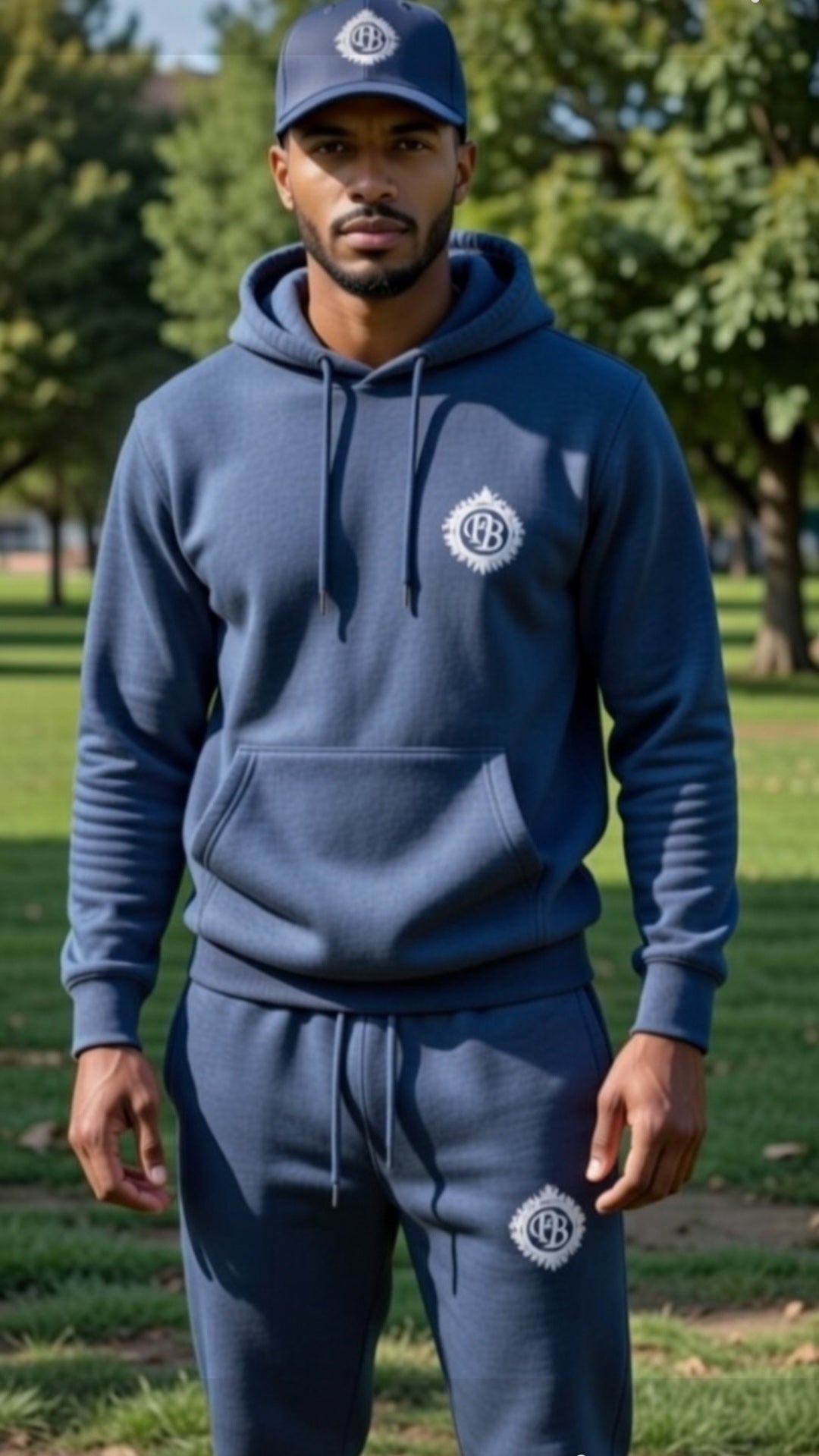 PERSONALBEST74 ! luxury mixed Cotton Tracksuit.