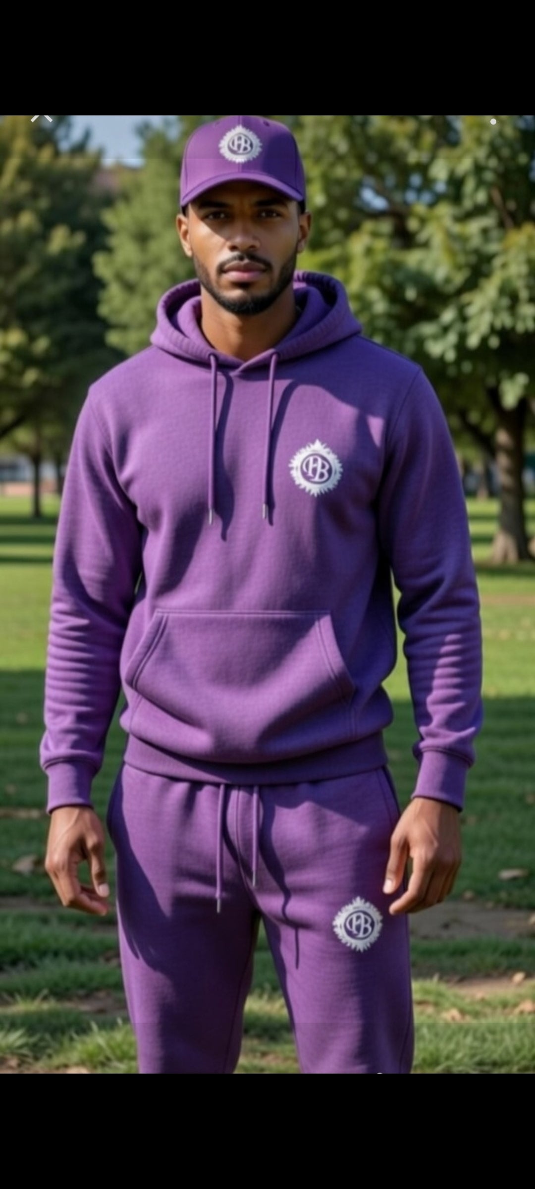 PERSONALBEST74 ! luxury mixed Cotton Tracksuit.